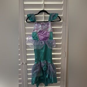 Enchanting Sea Princess Costume for Kids - Green and Purple